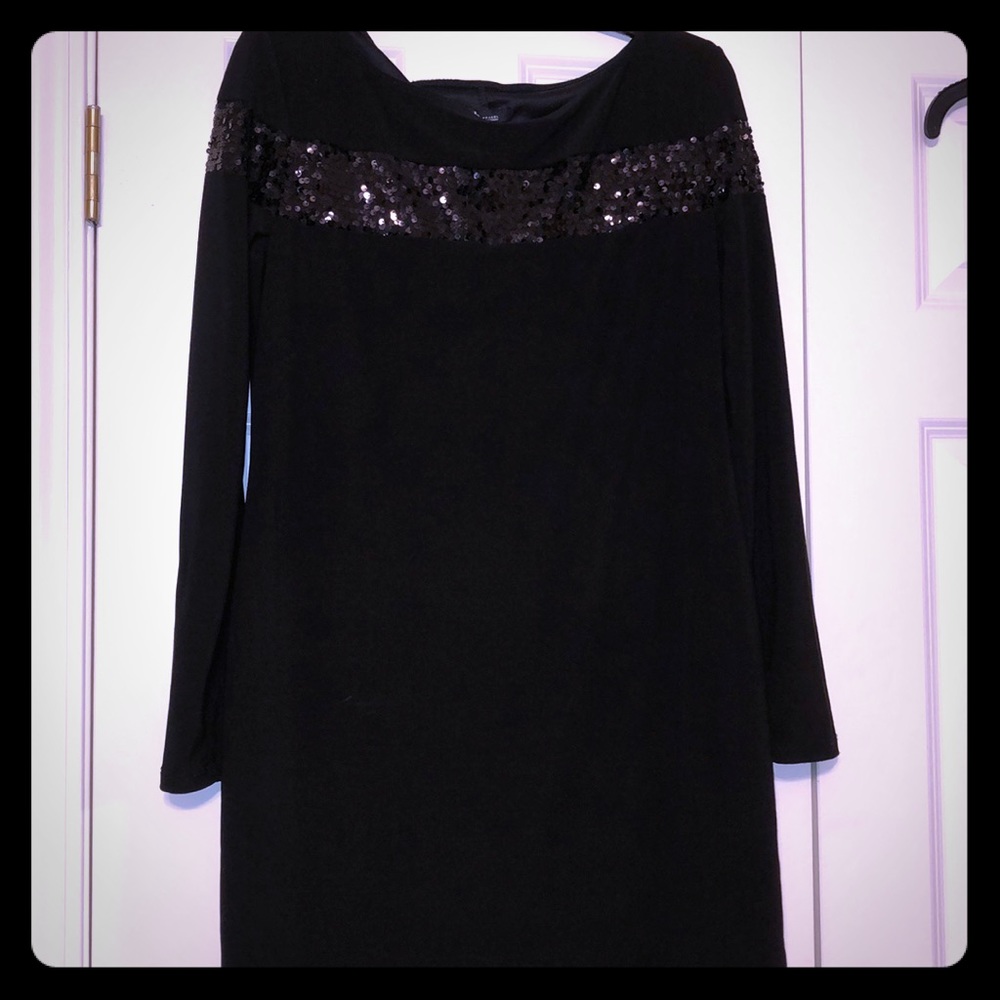 Black Long sleeve Tunic/ Dress